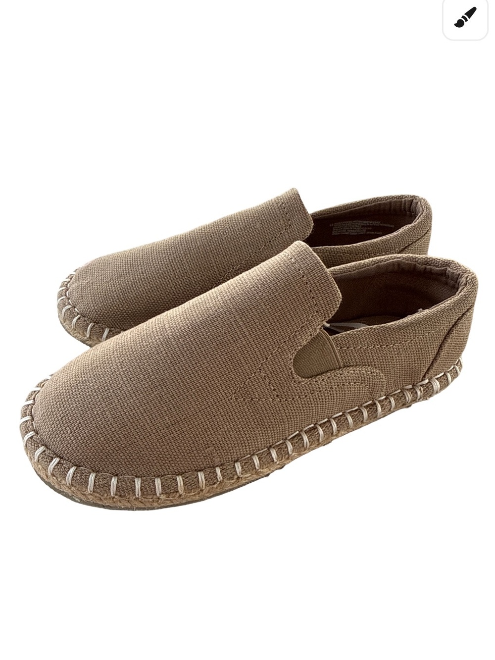Gymboree Kids Tan Canvas Slip-On Espadrilles New never worn
